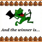 Winner of the Frog on the Pumpkin Giveaway