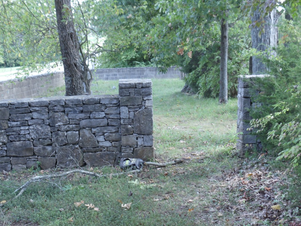 Entrance to the Midway Plantation Slave Cemetery