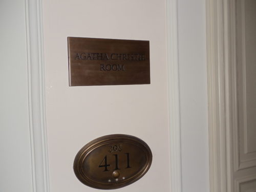 Agatha Christie Room 411 Pera Palace Hotel