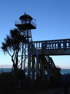 Guard tower on Alcatraz Island