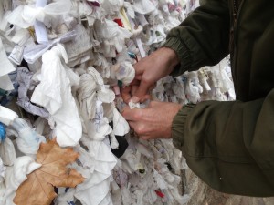 My husband tying our wishes to the wishing wall. We shared the same piece of paper and made the same wish, which involved us continuing to spend our lives together happily ever after.