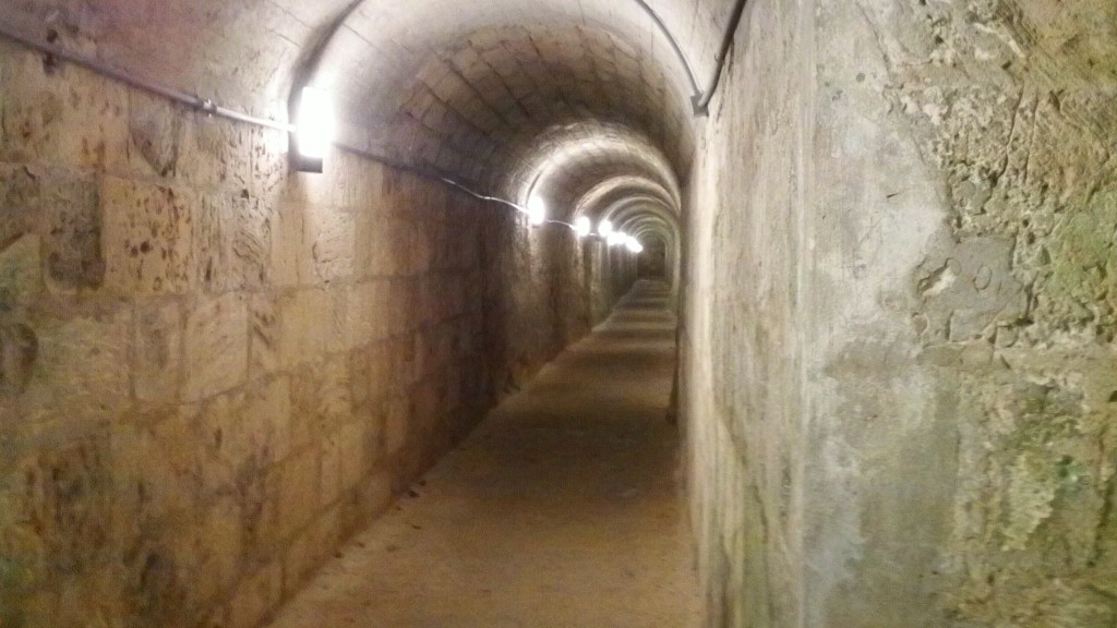 Spooky passageway in the Galleries
