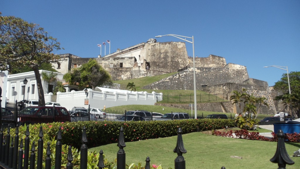 The Castillo de San Cristobal.