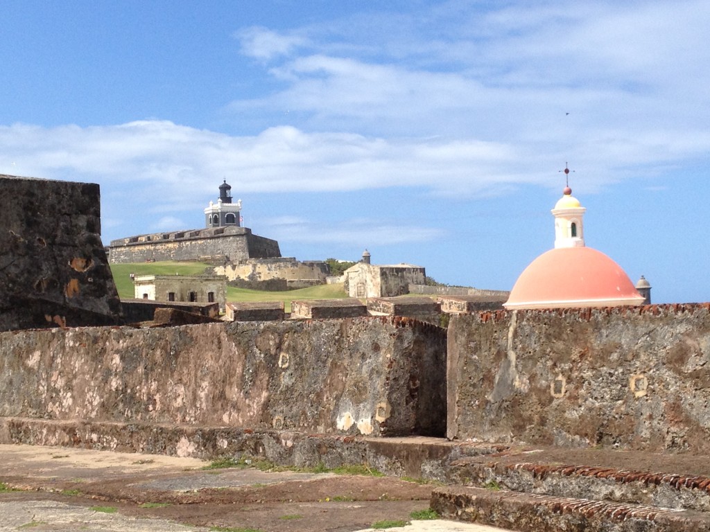 Top of El Morro Mausoleum