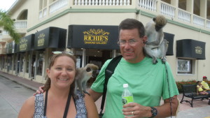 Monkeying around in St. Kitts