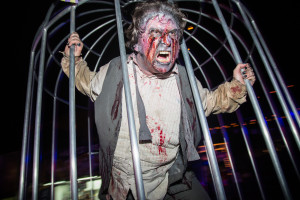 One of the Queen Mary's Dark Harbor actors