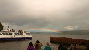 Double Rainbow Taking Shape