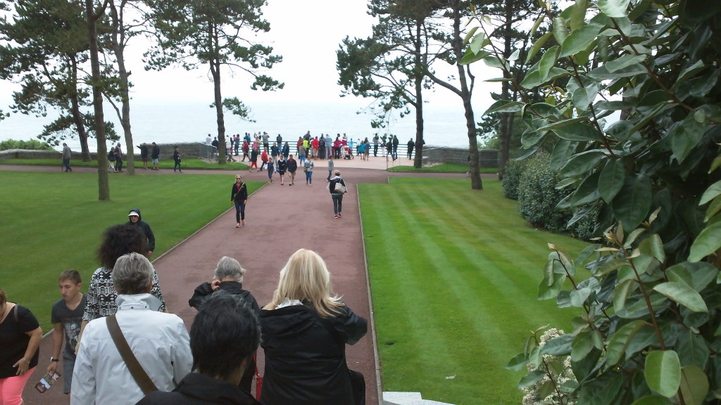 Path to Omaha Beach overlook