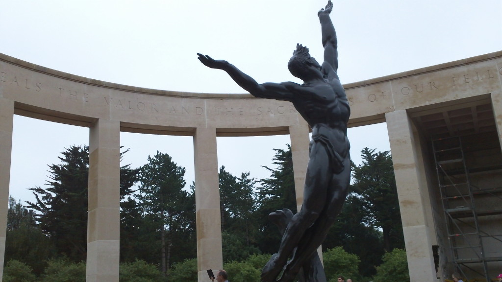 The Memorial at the Normandy American Cemetery