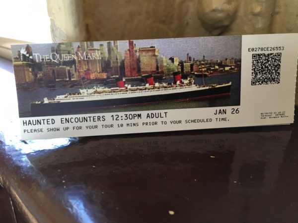 Queen Mary Haunted Encounters Ticket