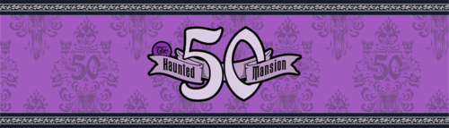 The Haunted Mansion 50th Header