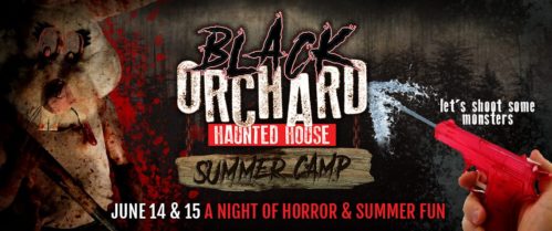 Black Orchard Haunted House Summer Camp logo