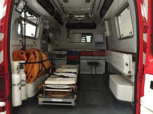 Ambulance inside