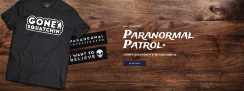 The Paranormal Gift Shop Paranormal Patrol Banner