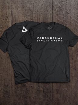Black Paranormal Investigator Shirt