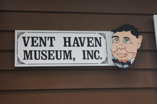 Vent Haven Museum sign
