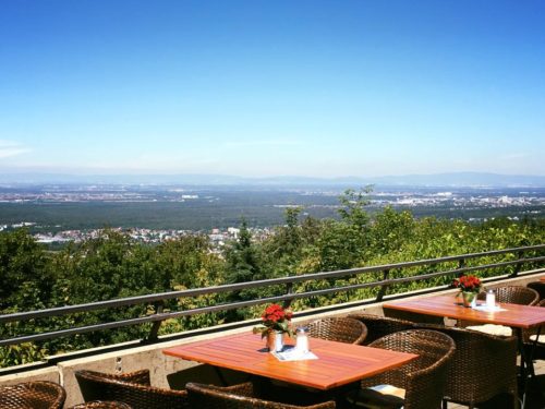 Burg Frankenstein Restaurant Outdoor Seating