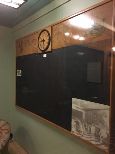 Queen Mary child's playroom replica chalkboard