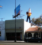 Chicken Boy statue