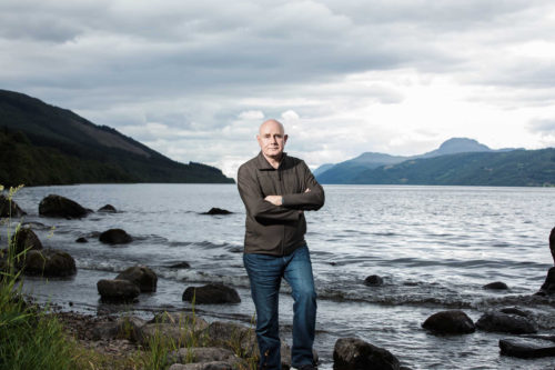 Dr. Neil Gammell on the shores of Loch Ness