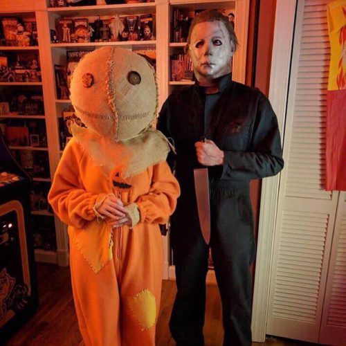 Michael Myers and Trick R Treat at Myers House NC Halloween Party
