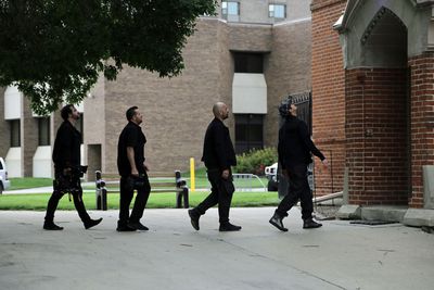 Ghost Adventures team entering Squirrel Cage Jail