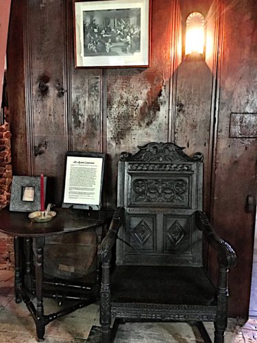 Salem Witch House antique chair