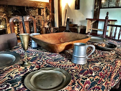 The Witch House kitchen table