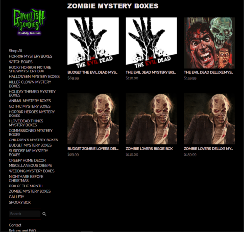 Ghoulish Goodies Zombies Mystery Boxes Screenshot