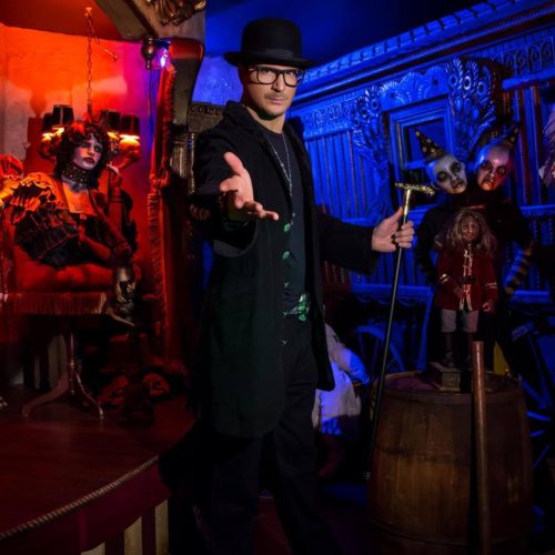 Zak Bagans inside his Haunted Museum