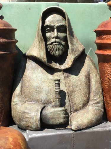 Jedi Sculpture at Star Wars Galaxy's Edge