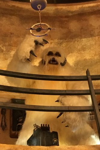 Stuffed Wampa at Star Wars Galaxy's Edge