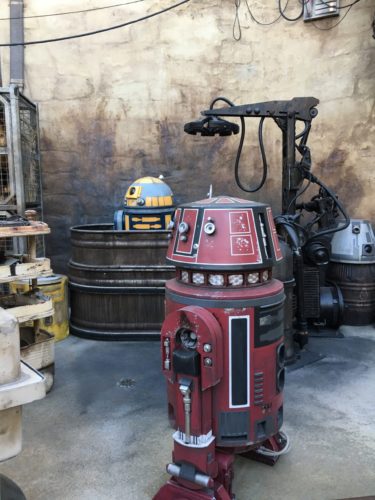 Droids at Disneyland's Star Wars: Galaxy's Edge