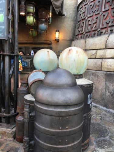 Decoration at Star Wars Galaxy's Edge