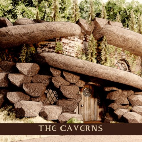 Ancient Lore Village The Caverns dwelling rendering