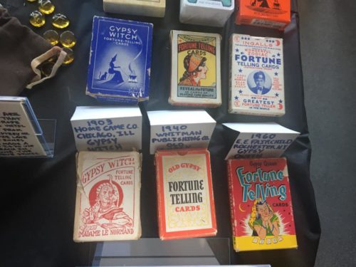 Nightshades Paranormal Museum fortune telling cards collection