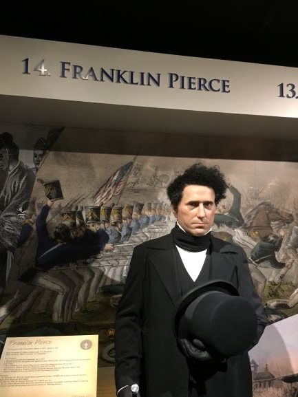 Franklin Pierce wax figure