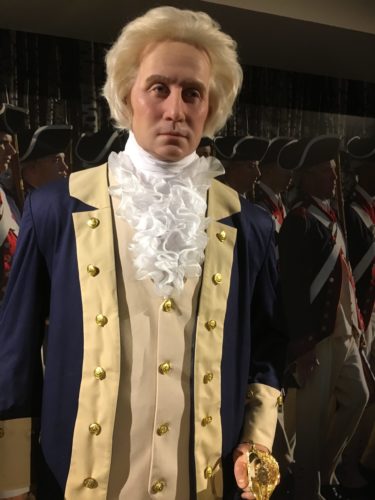 George Washington wax figure