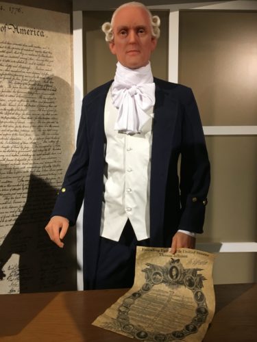 James Madison wax figure