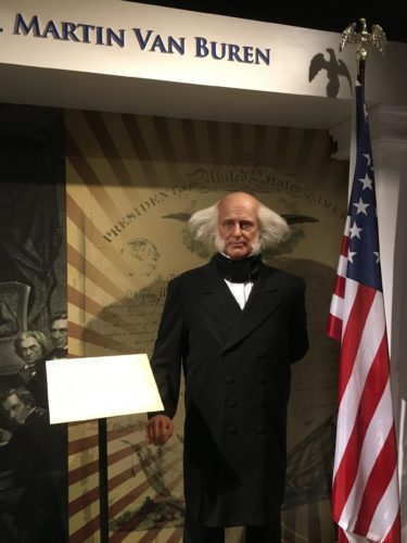 Martin Van Buren wax figure