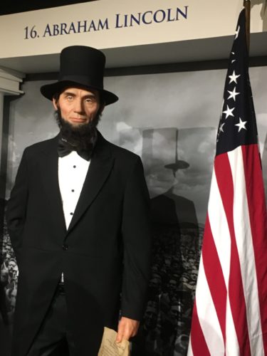 Abraham Lincoln wax figure