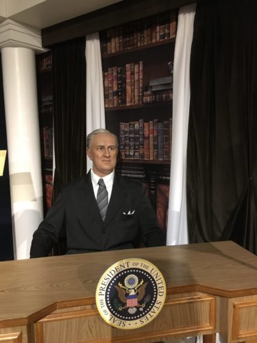 Franklin D Roosevelt wax figure