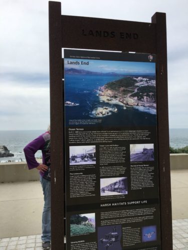 Information sign at Land's End