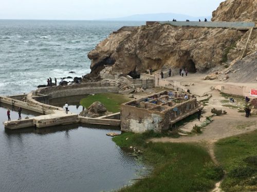 Sutro Bath ruins at Land's End in San Francisco