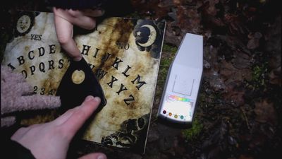Paranormal Caught on Camera Ouija Board and K2 meter