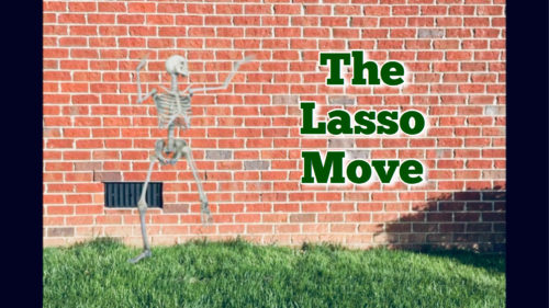 Dancing Skeleton lasso move instruction graphic