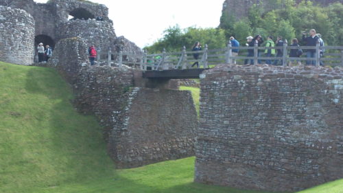 Urquhart Castle moat bridge