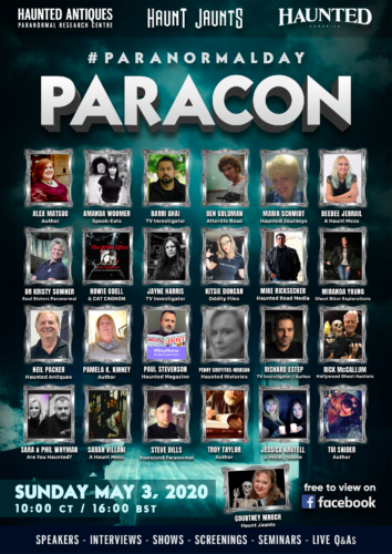 Master Paranormal Day Paracon speaker poster