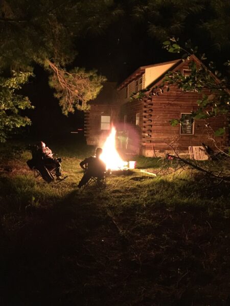Bonfire at the Cabin on 360