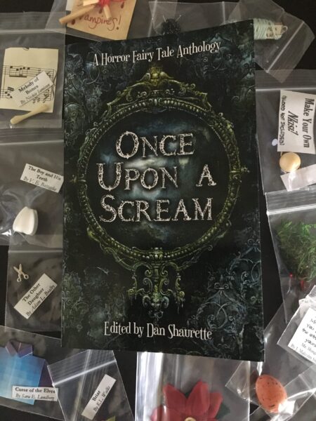 Once Upon a Scream book with favors